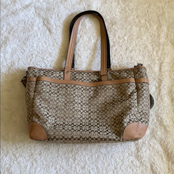 Coach Multi-Brown Diaper Bag - Picture 2 of 4
